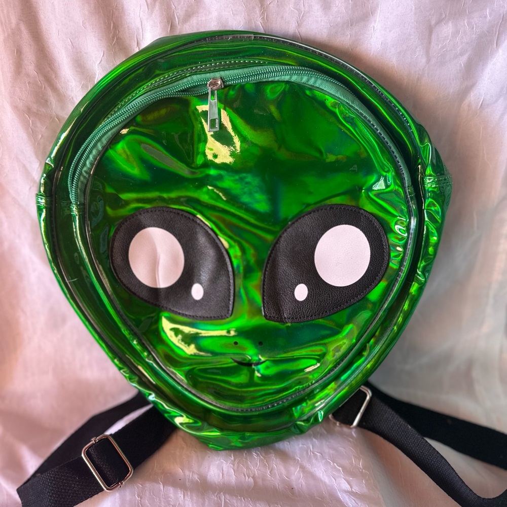Alien Holographic Novelty Festival backpack
